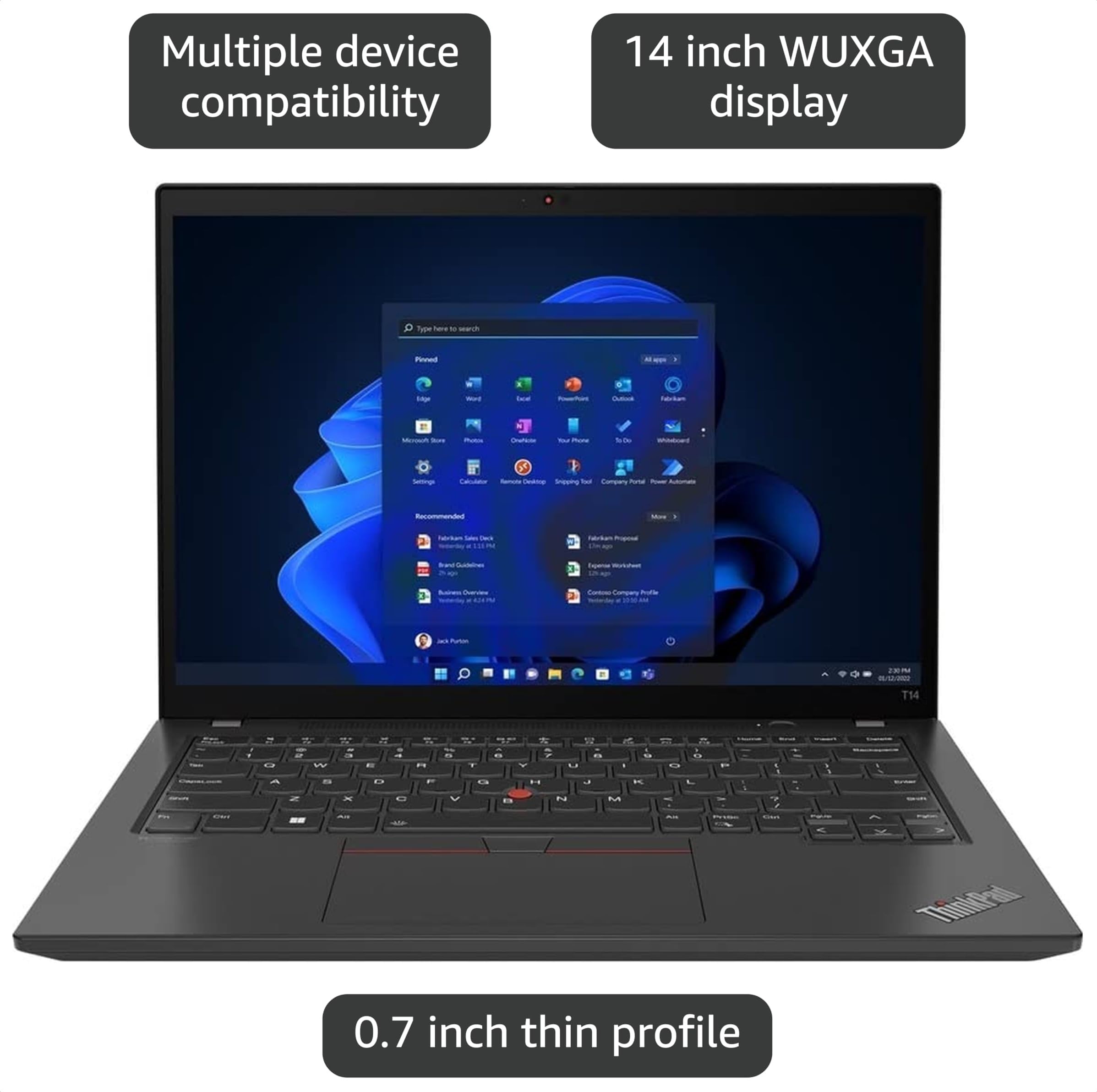 Amazon.com: Lenovo ThinkPad T14 Gen 3 21AH00BPUS 14